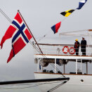 King Harald and Queen Sonja visited County Troms 7 - 9 June. They traveled on board the Royal Yacht Norway (Photo: Terje Bendiksby / Scanpix)